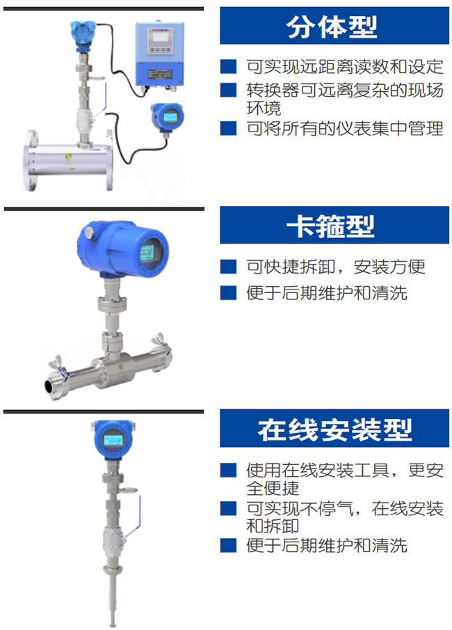 分體式熱式氣體質(zhì)量流量計(jì)產(chǎn)品分類(lèi)圖一